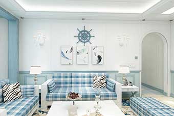 深圳地中海风格-客厅